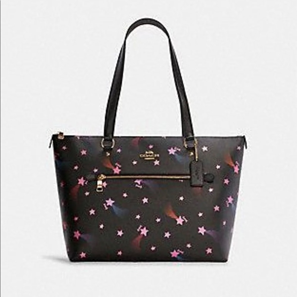 Coach Tote and Wristlet Disco Star Print